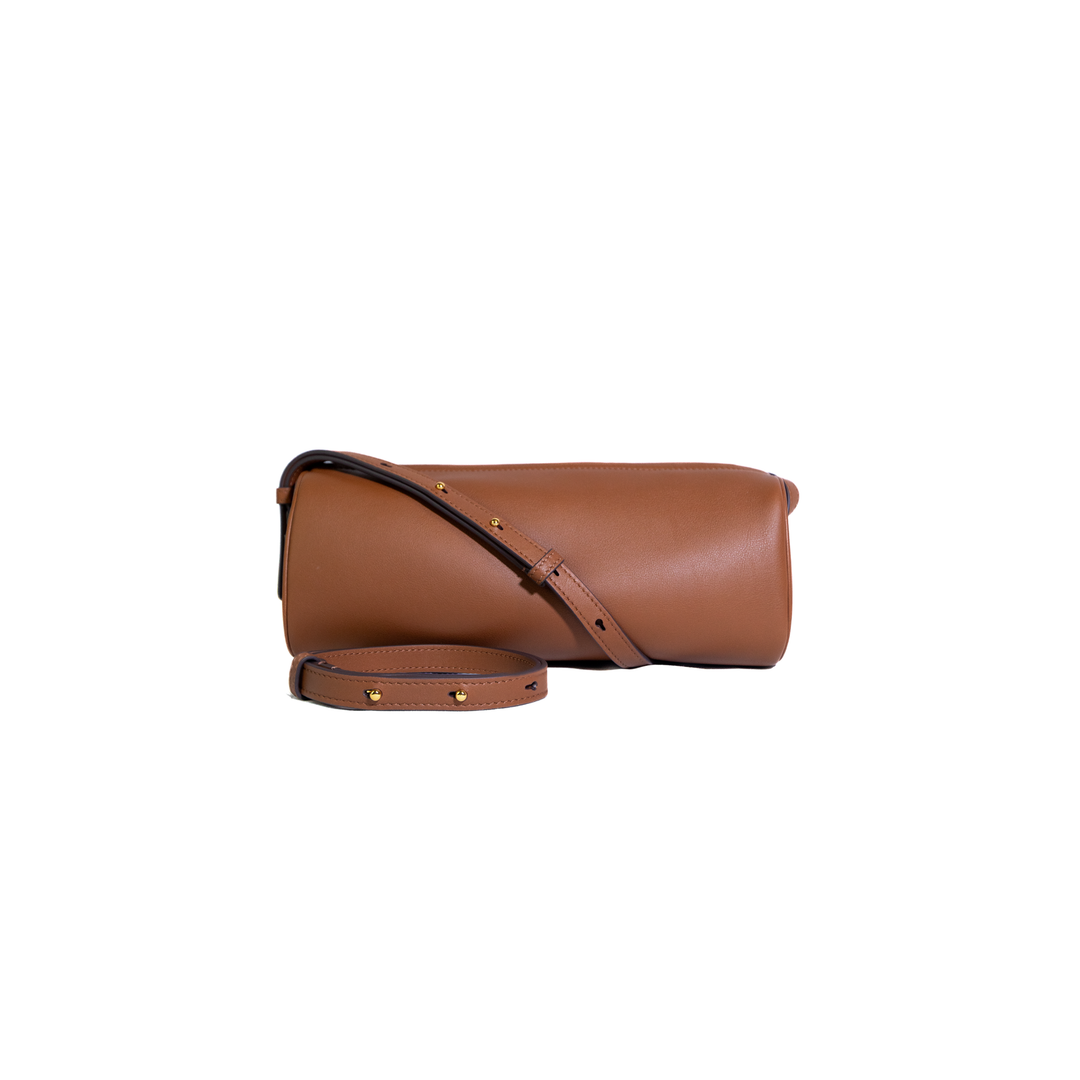 Cylinder Purse in Caramel