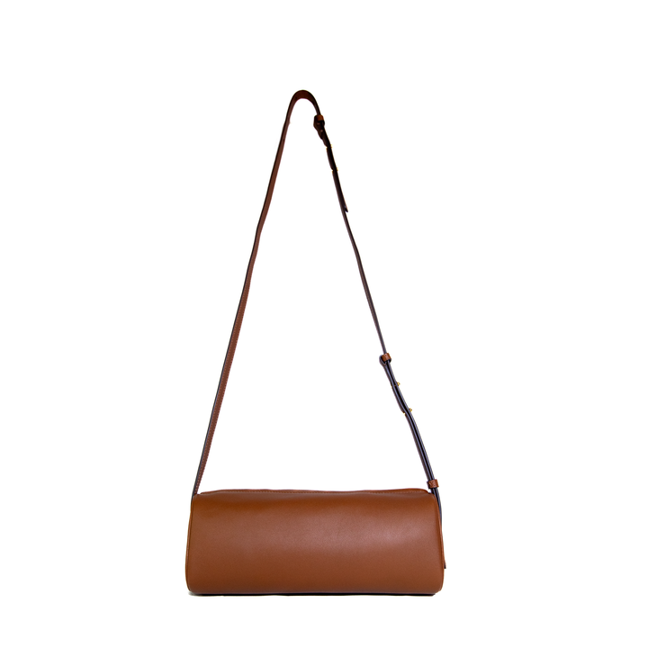 Cylinder Purse in Caramel