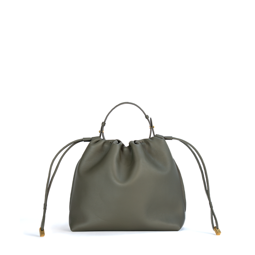 Medium Tote in Olive Grey