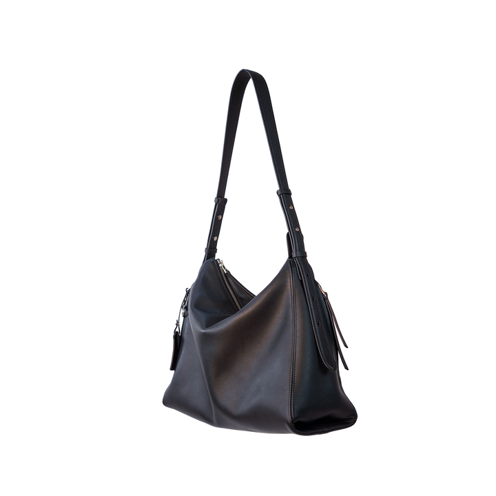 Medium Hobo in Black