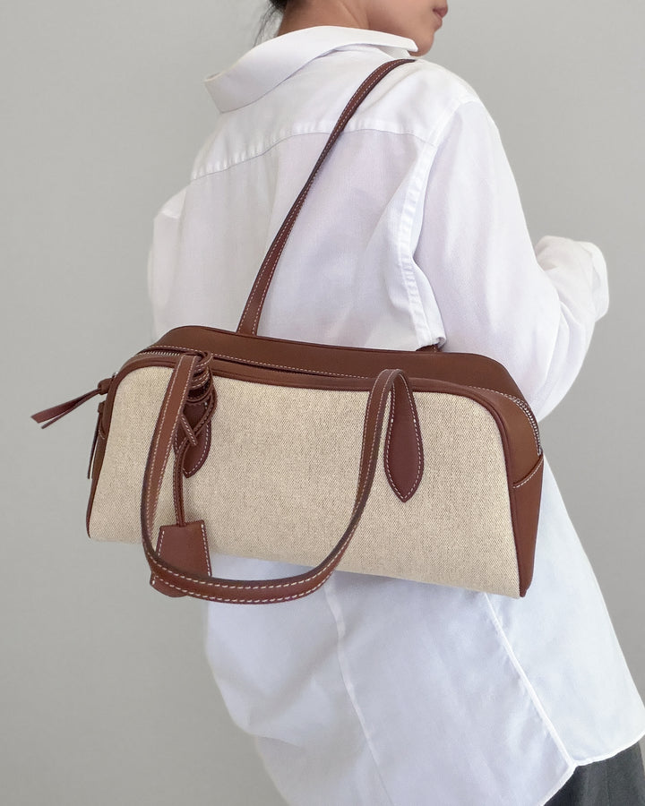 Shoulder Bag In Toffee